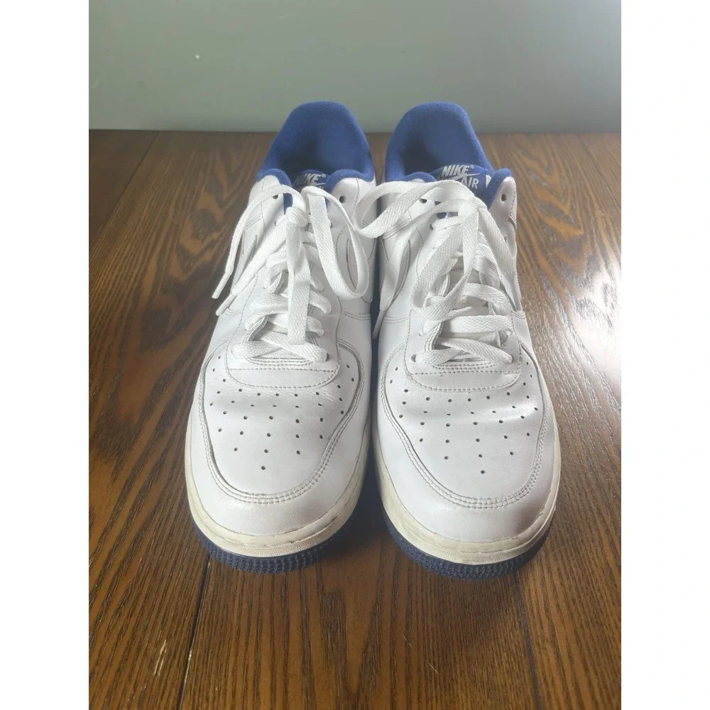 Nike Air Force 1 AF1 Low White Deep Royal Blue (CD0884-102) Men's Size 11